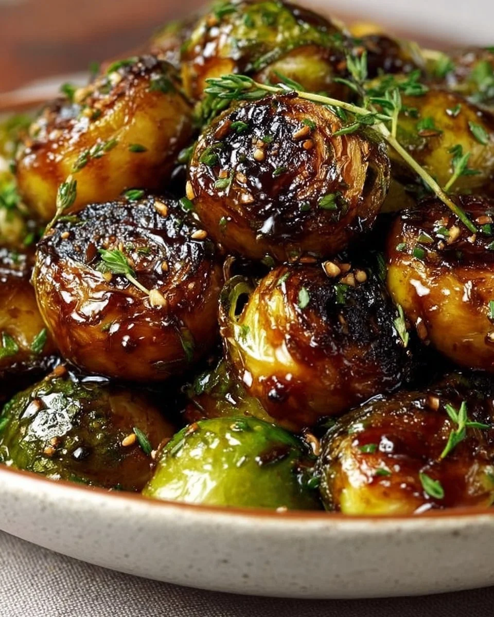 Airfryer Rosenkohl mit Balsamico