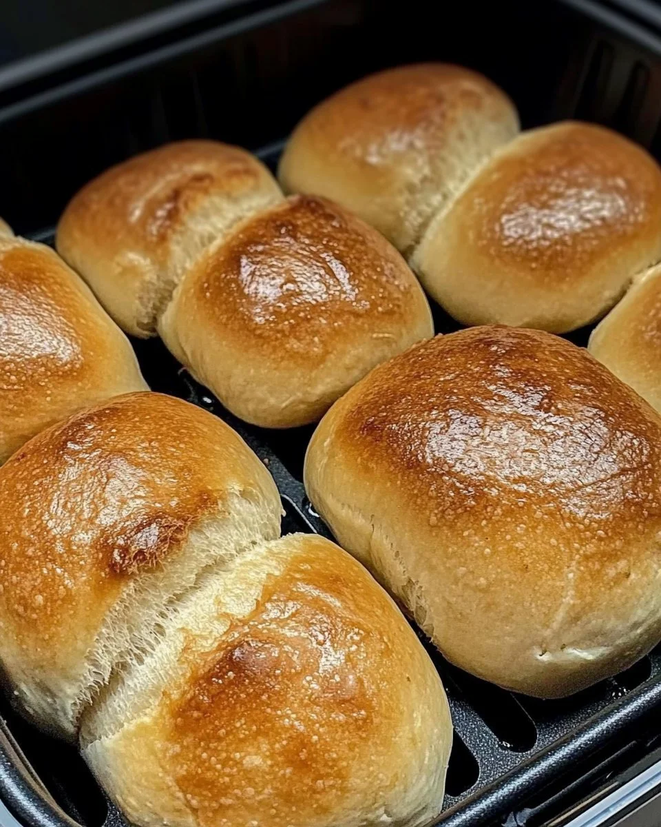 Aufbackbrötchen aus der Heißluftfritteuse