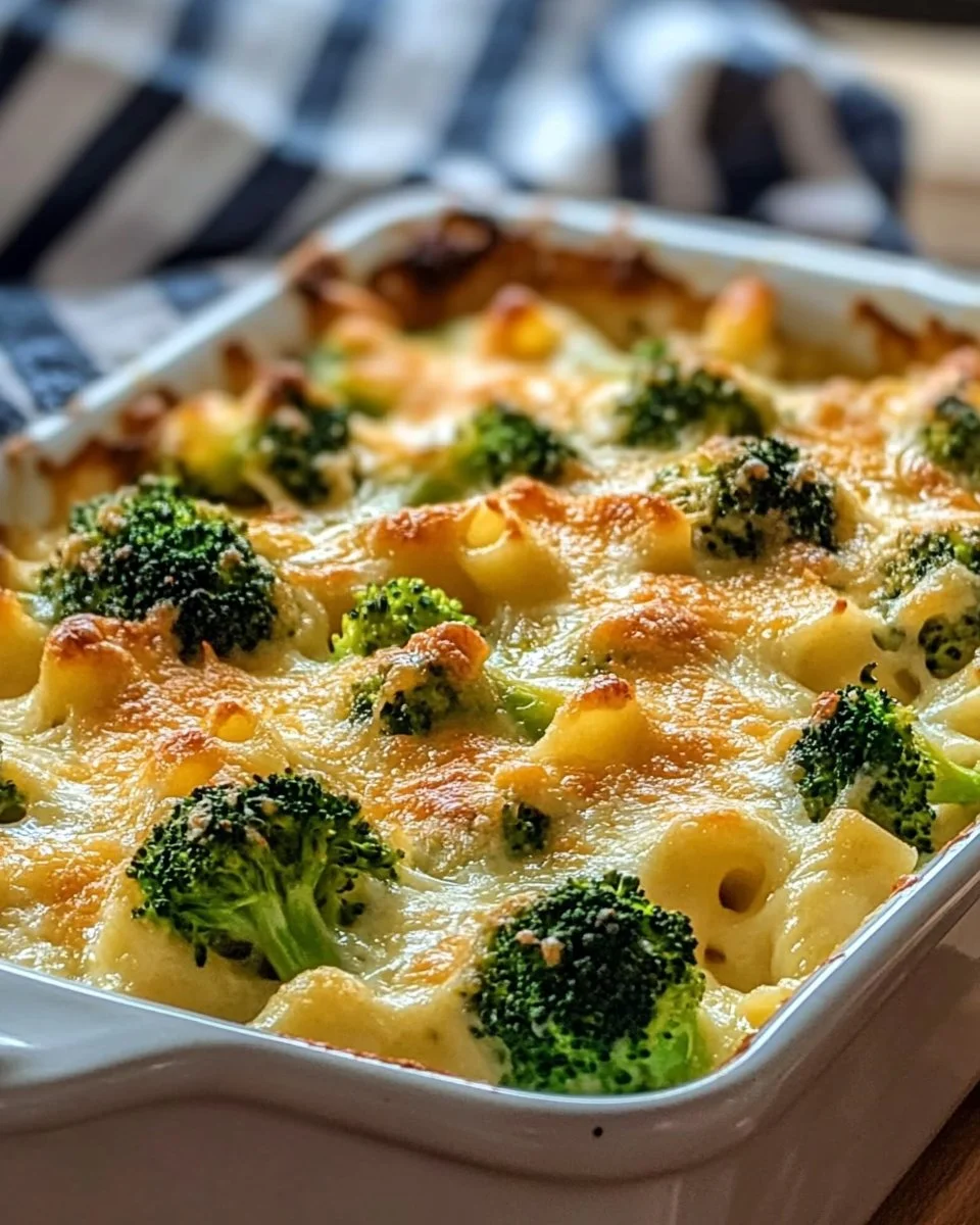Broccoli casserole with pasta