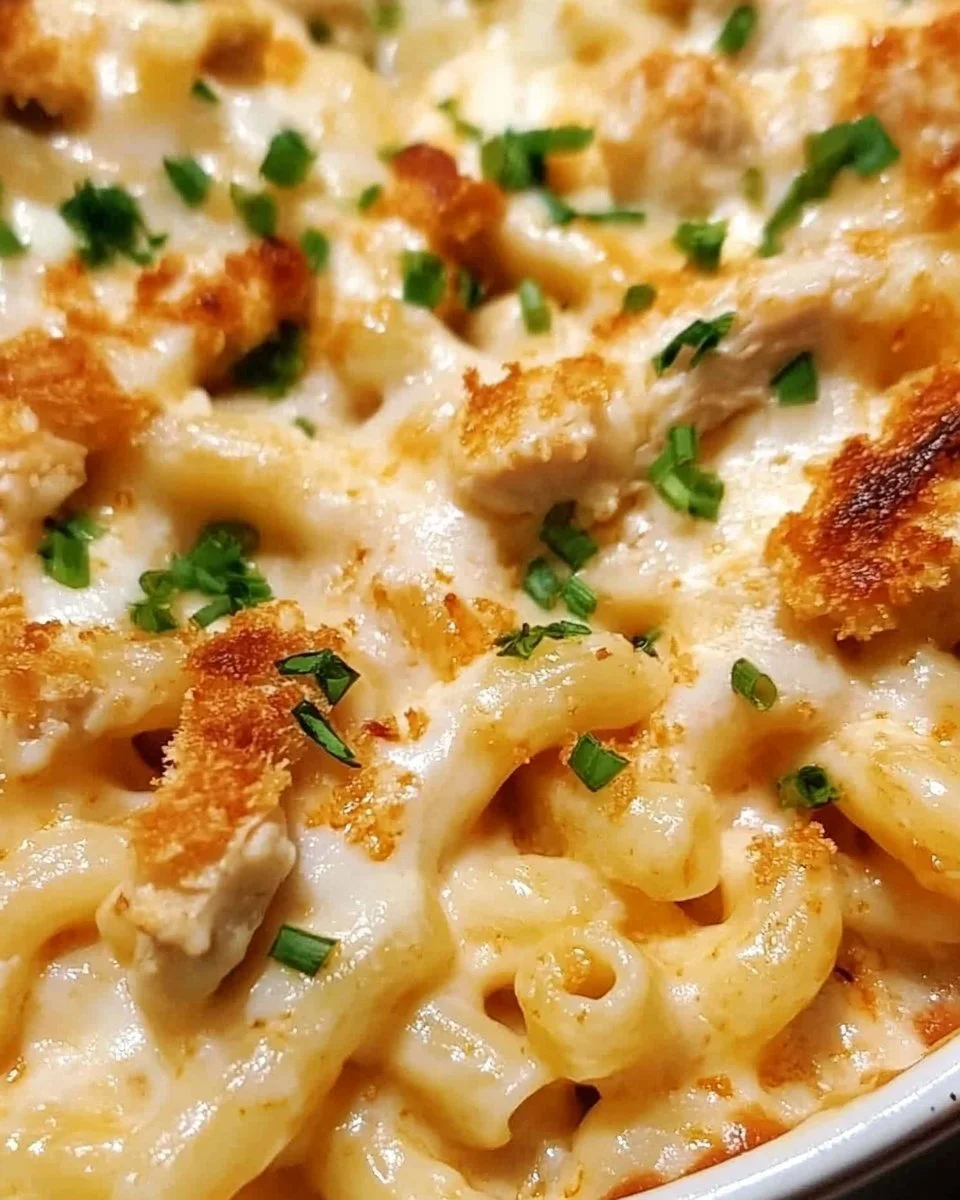 Buffalo-Hühnchen-Makkaroni und Käse