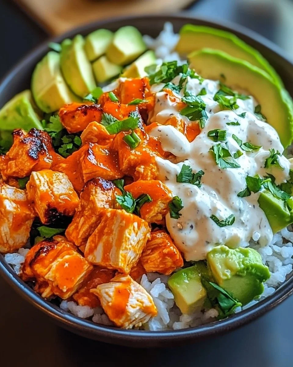 Buffalo-Hühnchen-Protein-Bowl