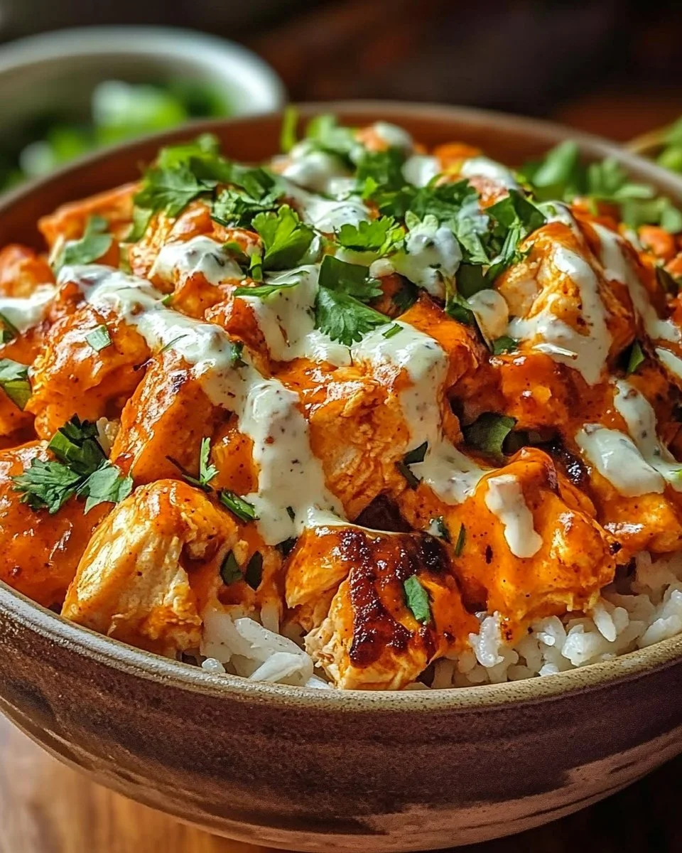Buffalo-Hühnchen-Schüssel