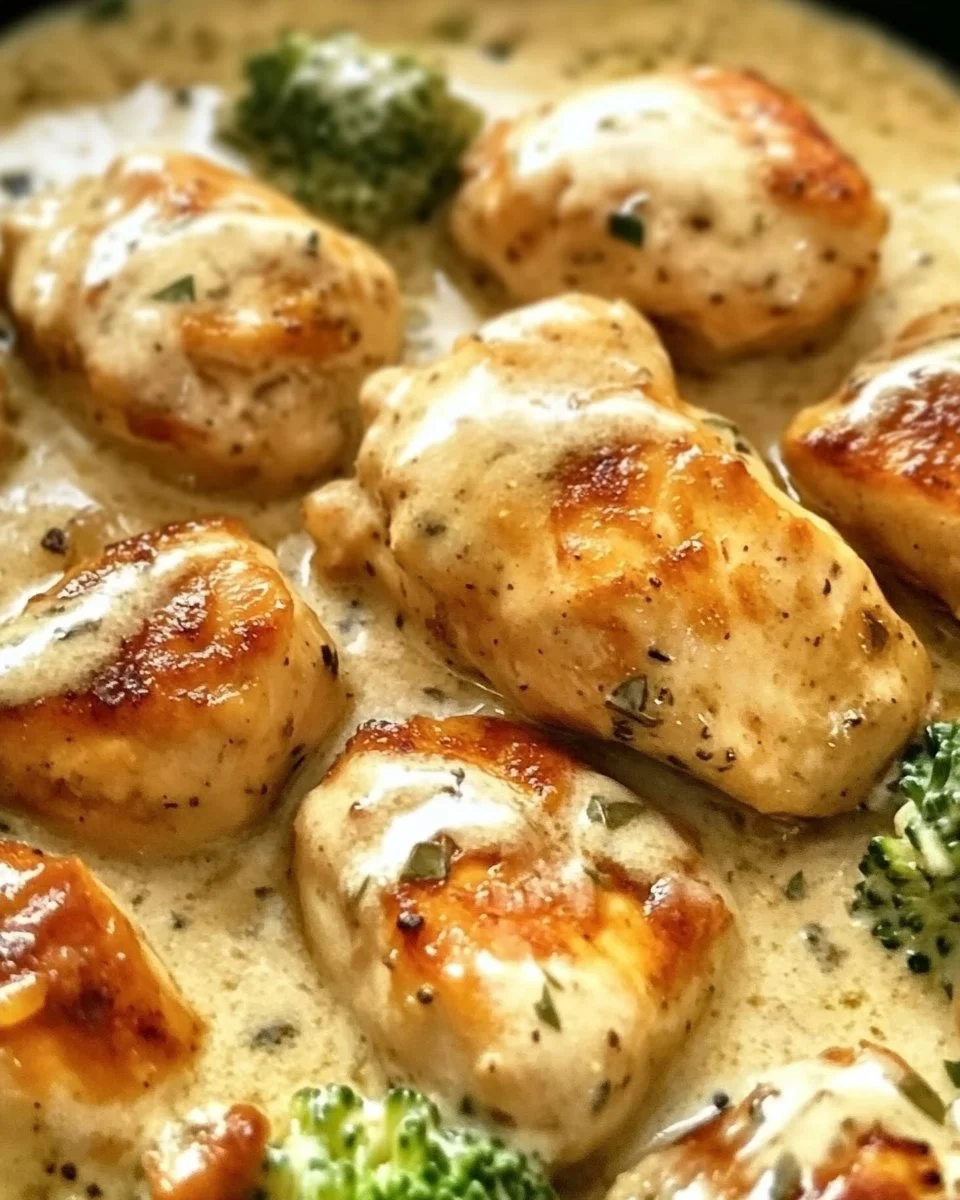 Cremiges Low-Carb Toskana-Hühnchen, das Ihrer Familie gefallen wird