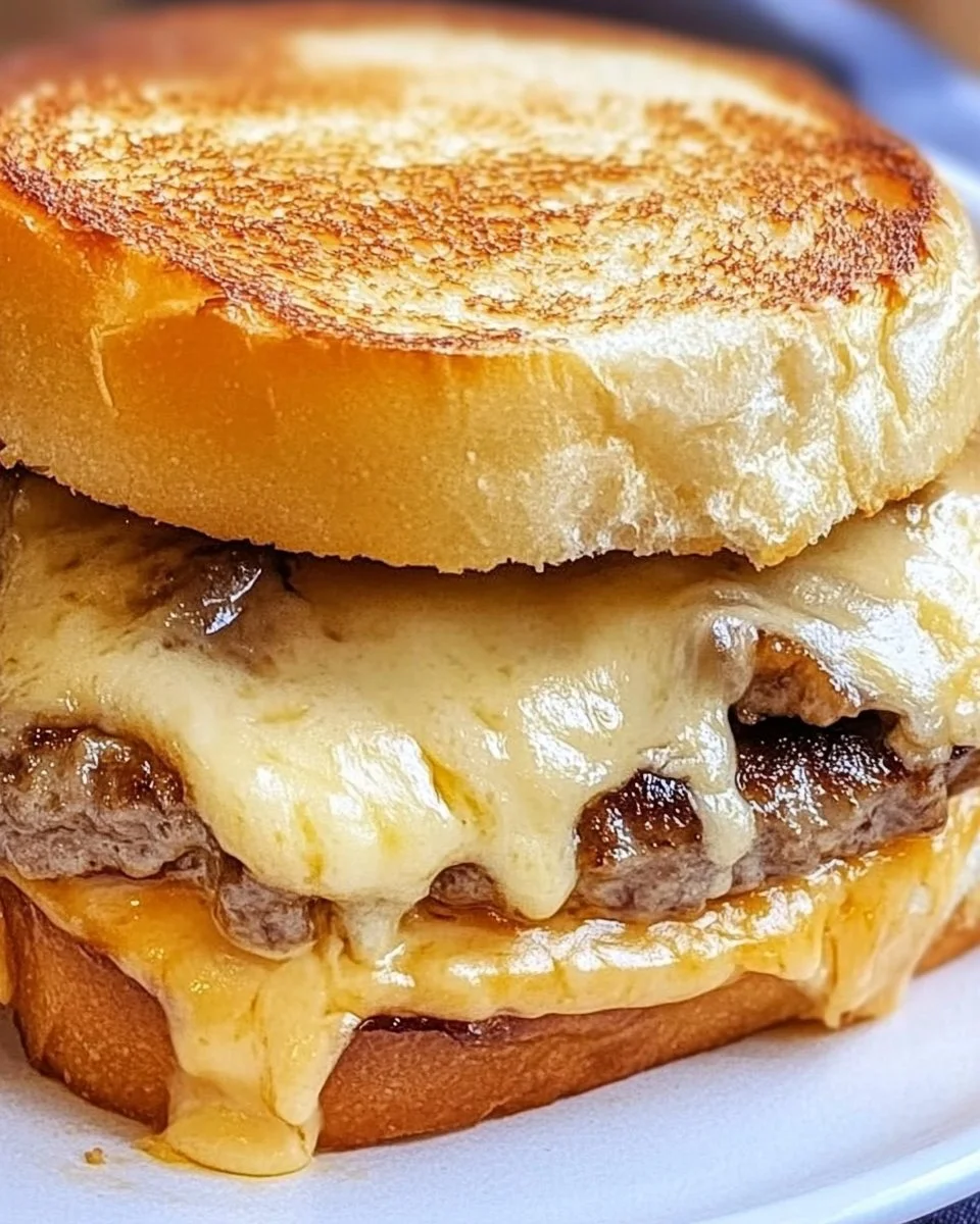 Einfache Airfryer-Käse-Sandwich