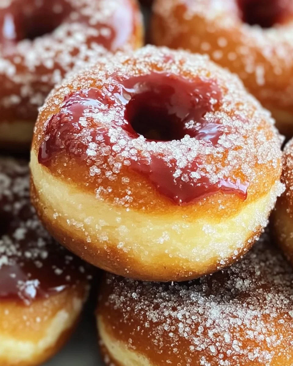 Einfache vegane Luftfritteuse Donuts