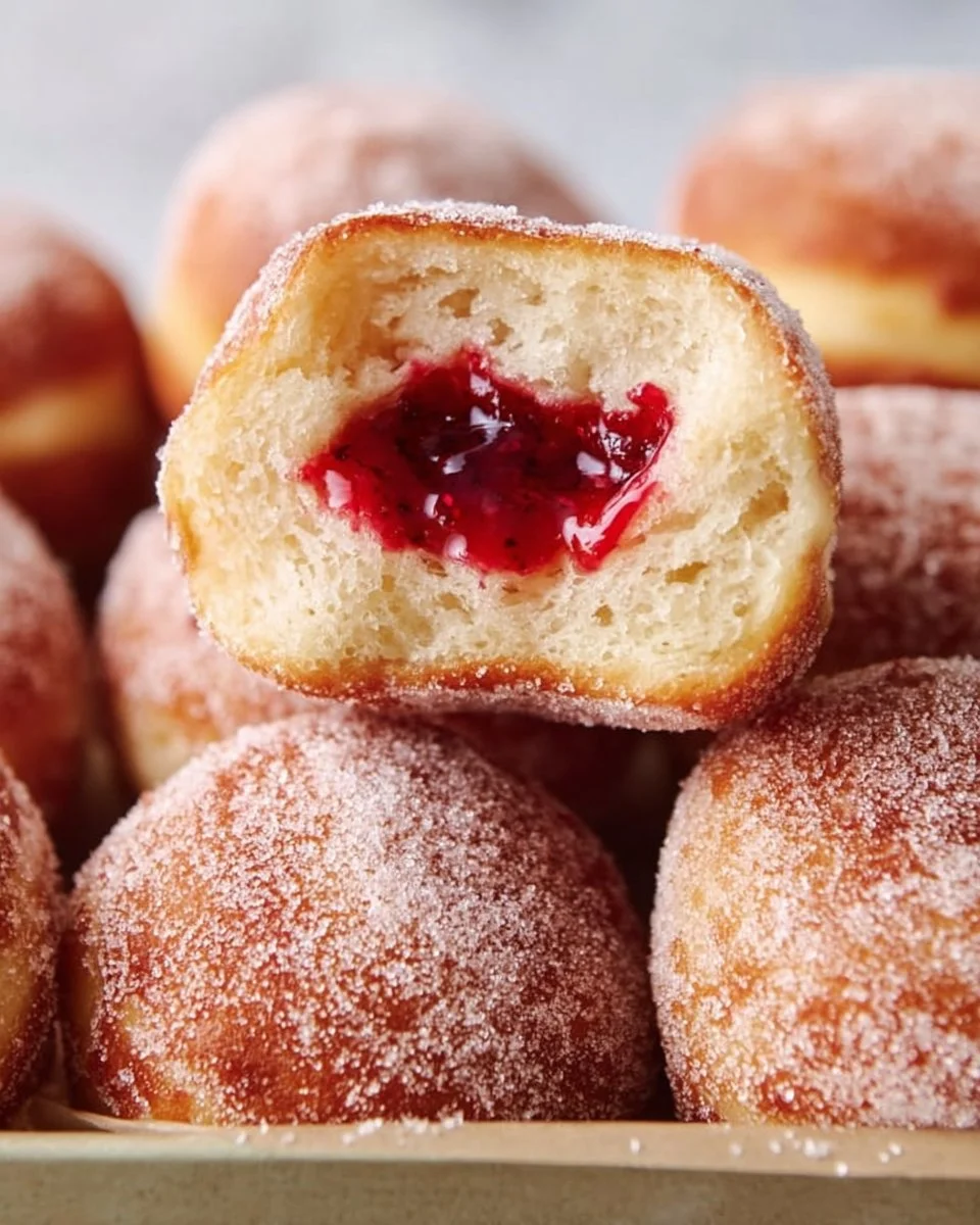 Einfache vegane Luftfritteuse Donuts