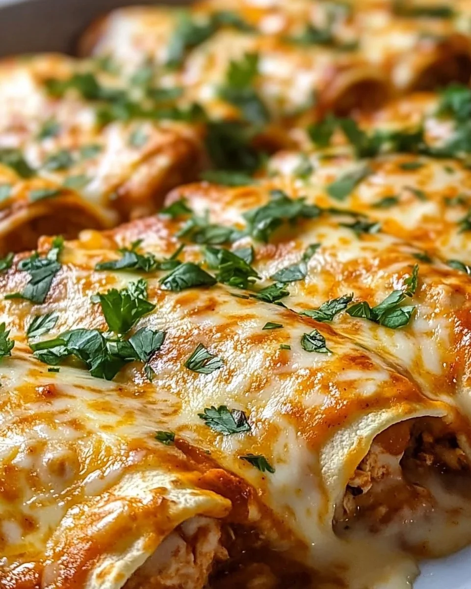Gesunde Hähnchen Enchiladas
