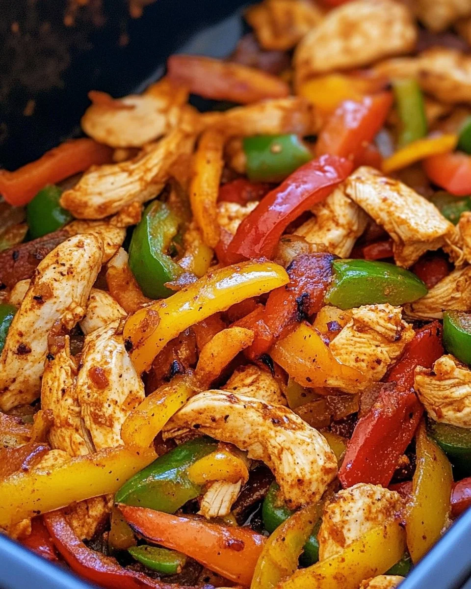 Hähnchen-Fajitas