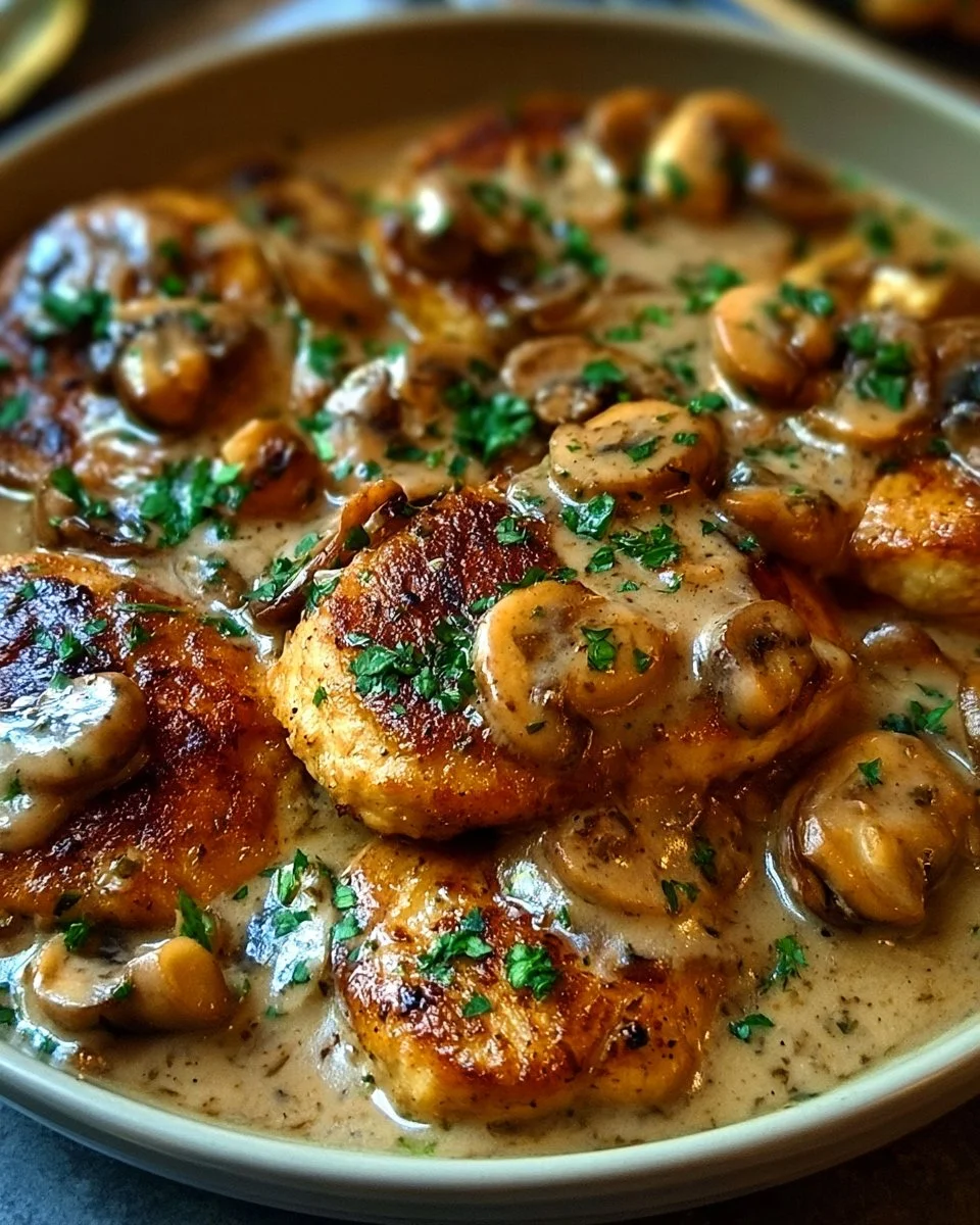 Hähnchen-Pilzpfanne Rezept für ein schnelles Abendessen