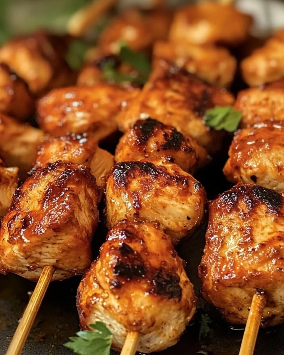 Hähnchenspieße aus der Heißluftfritteuse