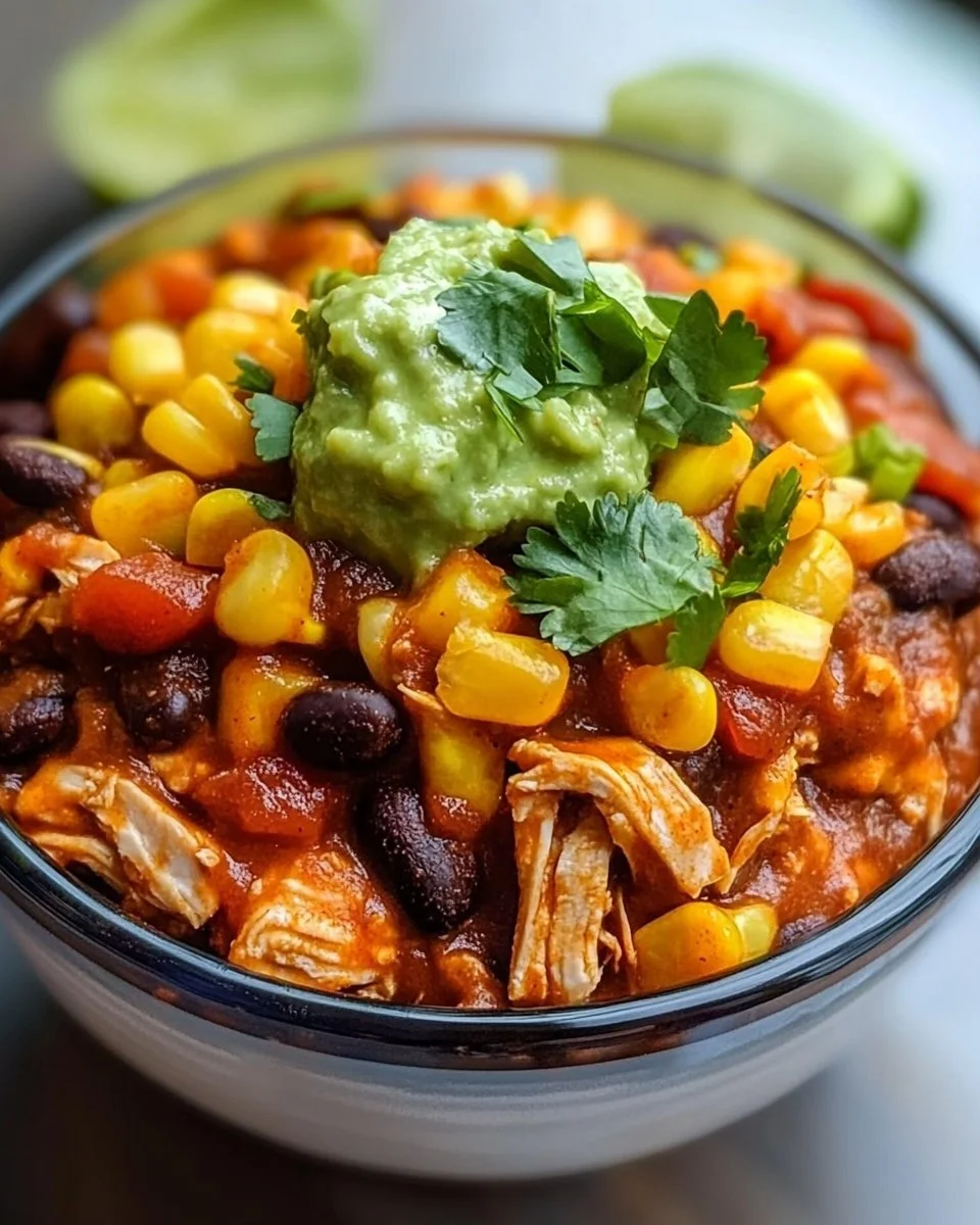 Hochprotein-Hühnchen-Enchilada-Bowls