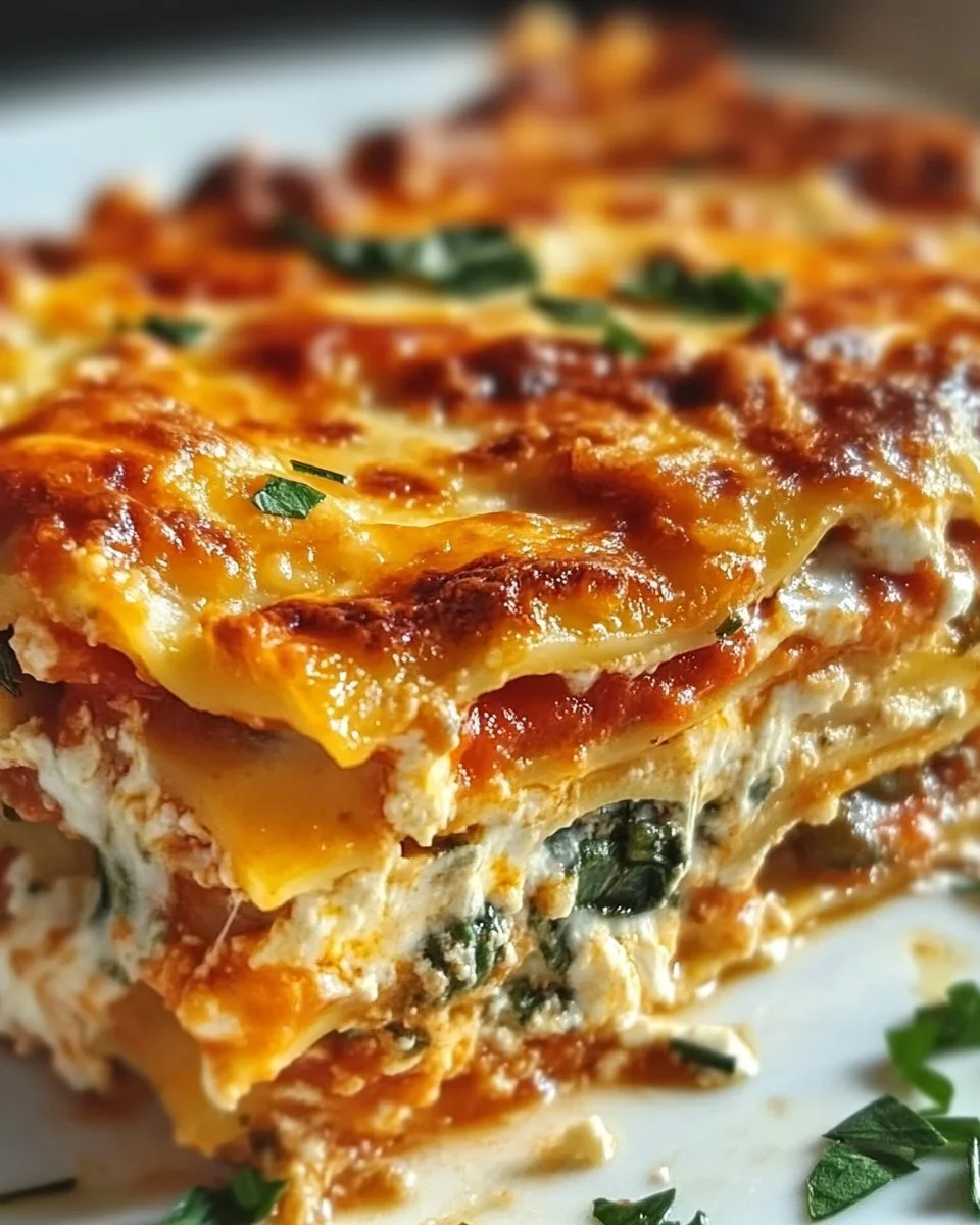 Hohe Protein-Gemüse-Lasagne