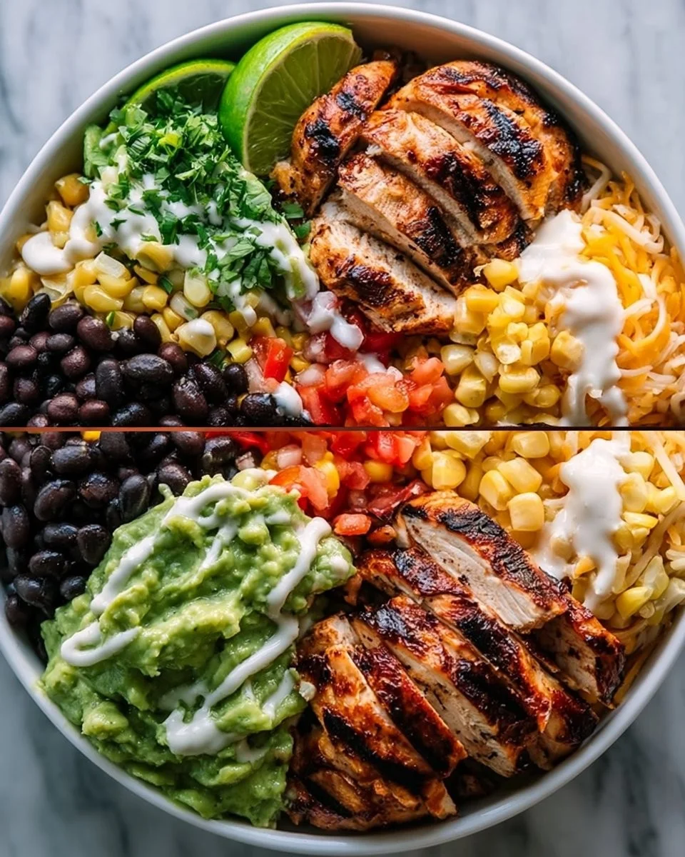 Hohe Protein-Taco-Schüssel