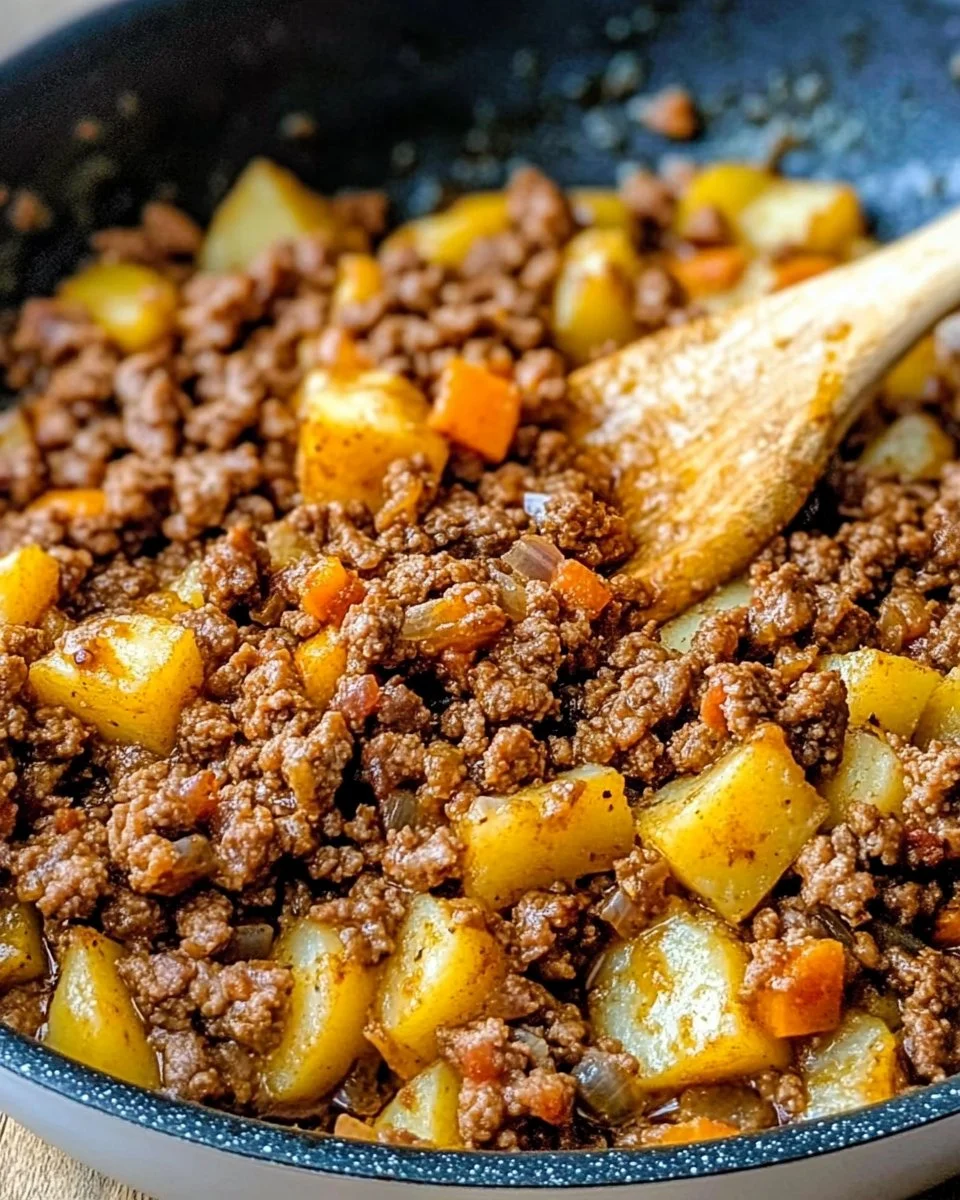 Kartoffel Hackfleisch Pfanne