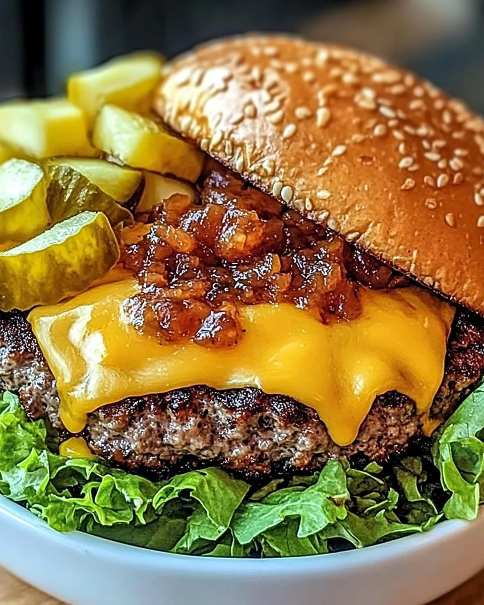 Käseburger-Schüssel