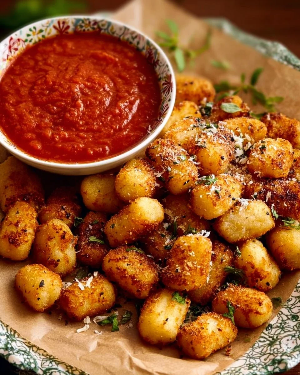 Knusprige Gnocchi aus der Heißluftfritteuse