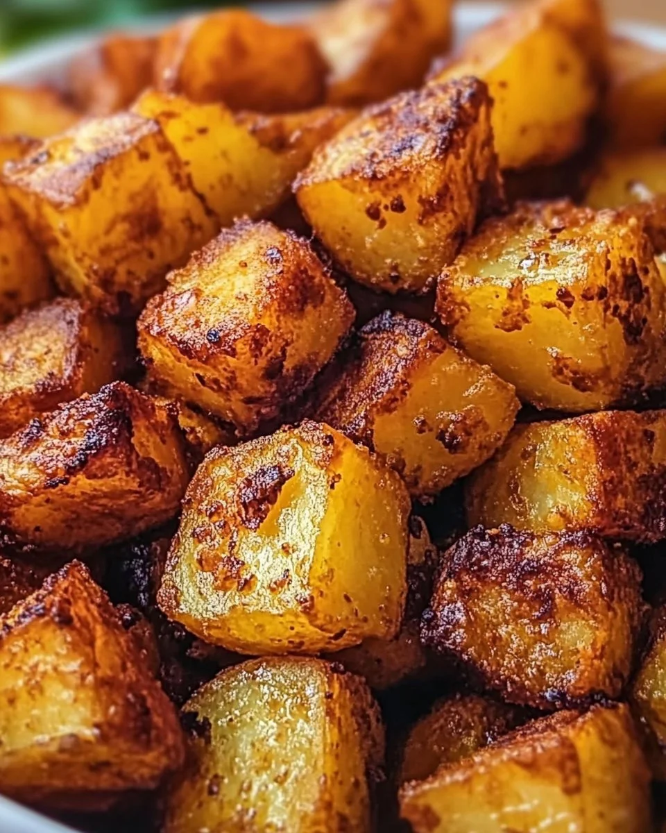 Knusprige Kartoffelwürfel