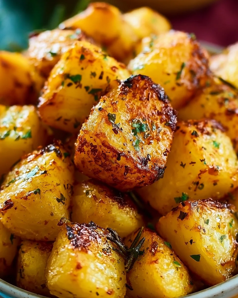 Knusprige Kartoffelwürfel