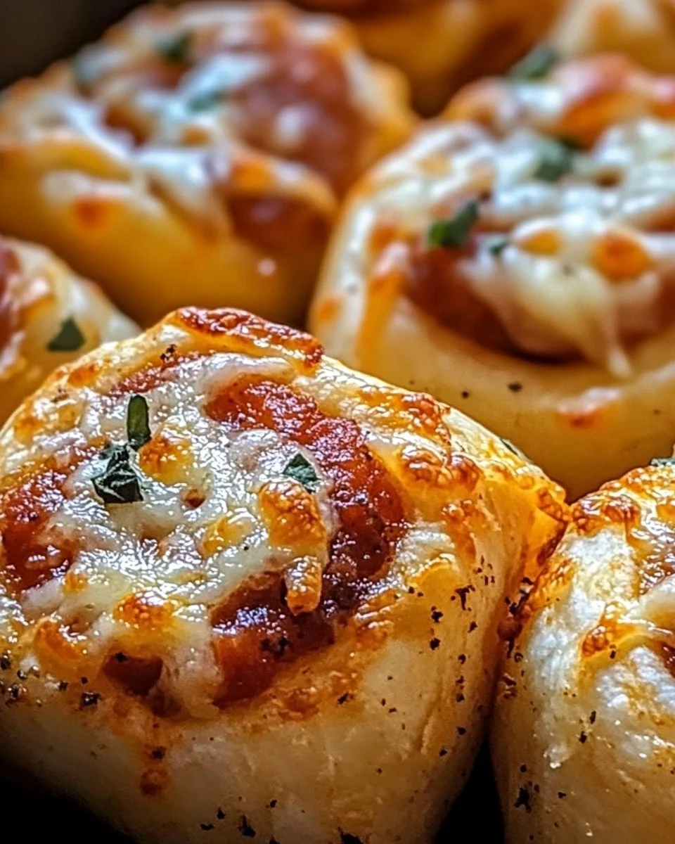 Luftfritteusen-Pizza-Röllchen