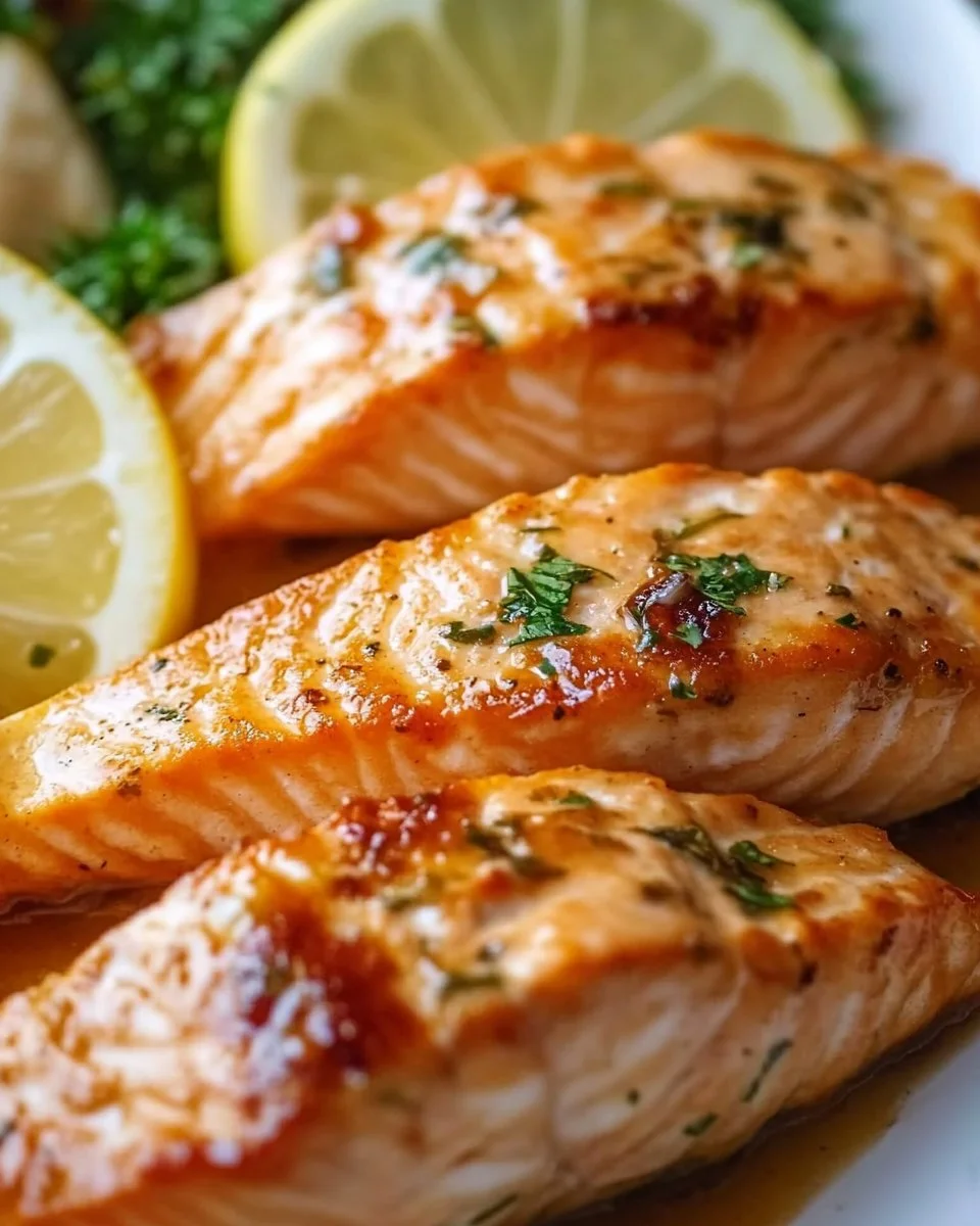 Marinated salmon from the air fryer