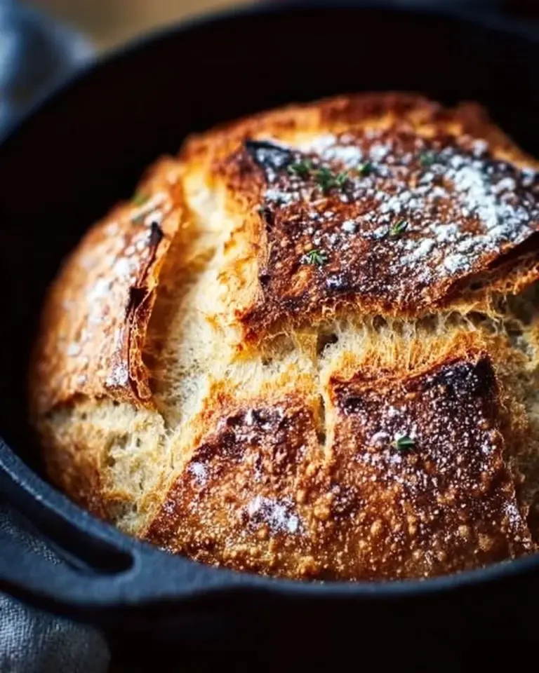 Schnelles Airfryer-Brot ohne Hefe nach Rezept von Jamie Oliver