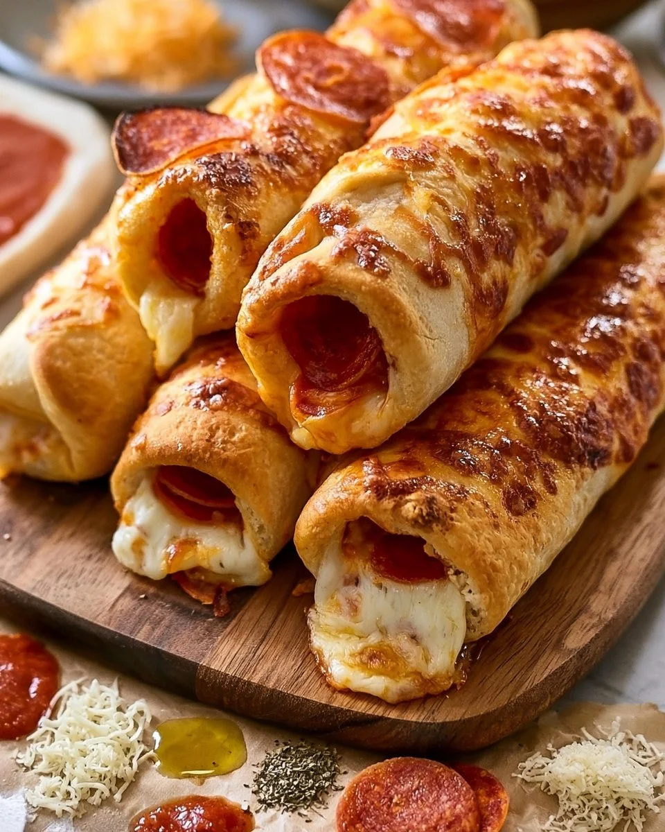 Köstliche Pizza-Rollen-Stäbchen für einen perfekten Snack-Moment
