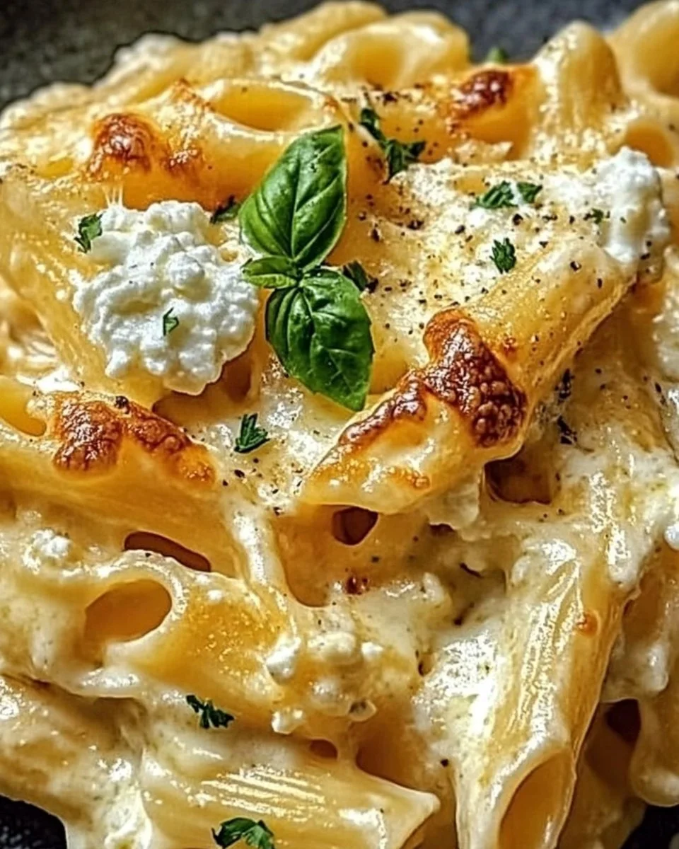 Protein Nudeln mit Hüttenkäse