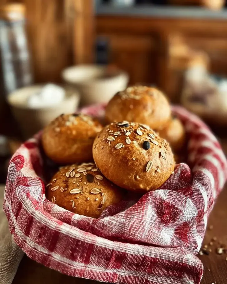 Schnelle Brötchen aus dem Airfryer frisch gebacken