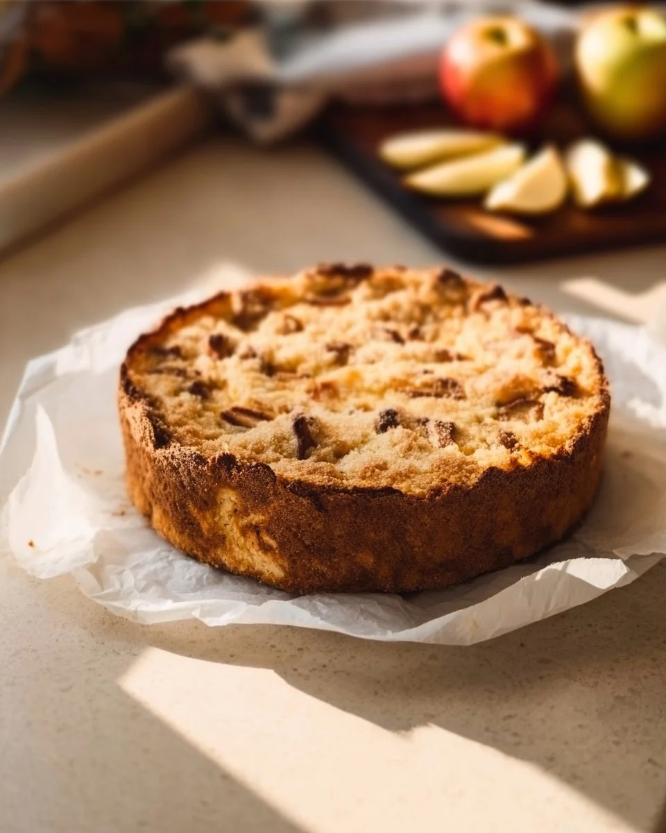 Schneller Apfelkuchen aus der Heißluftfritteuse