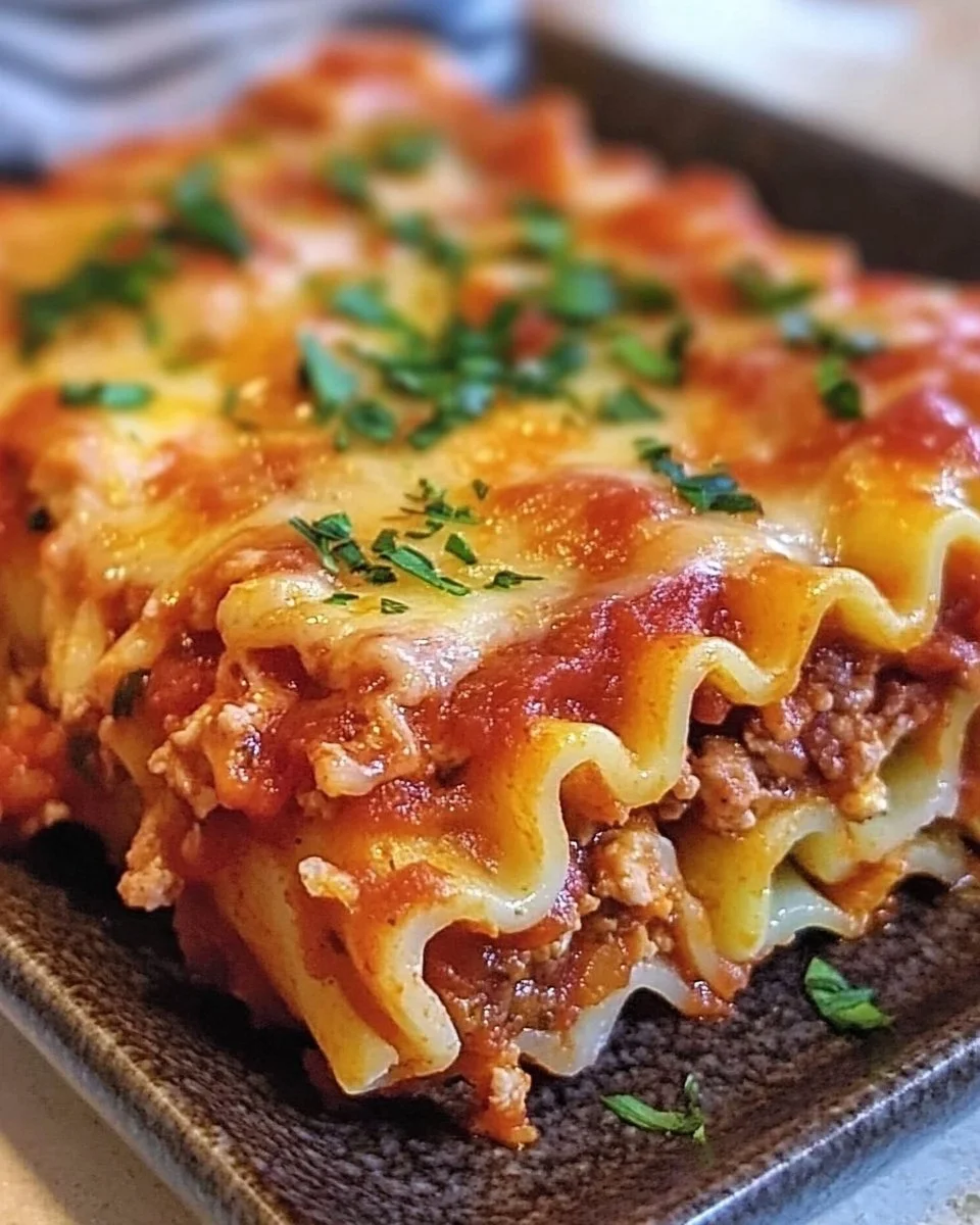 Vegane Lasagne Rollen