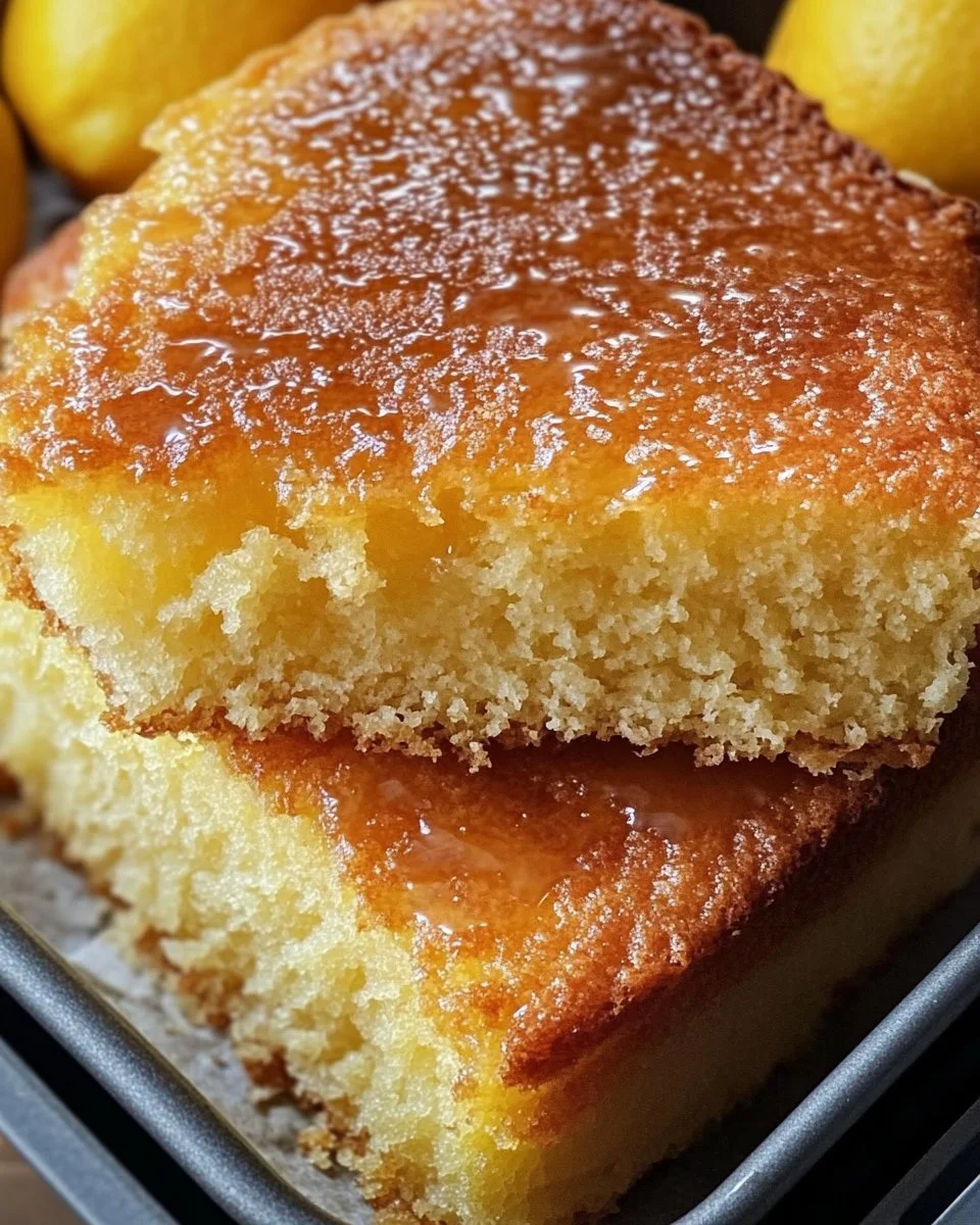 Zitroniger Kuchen im Airfryer