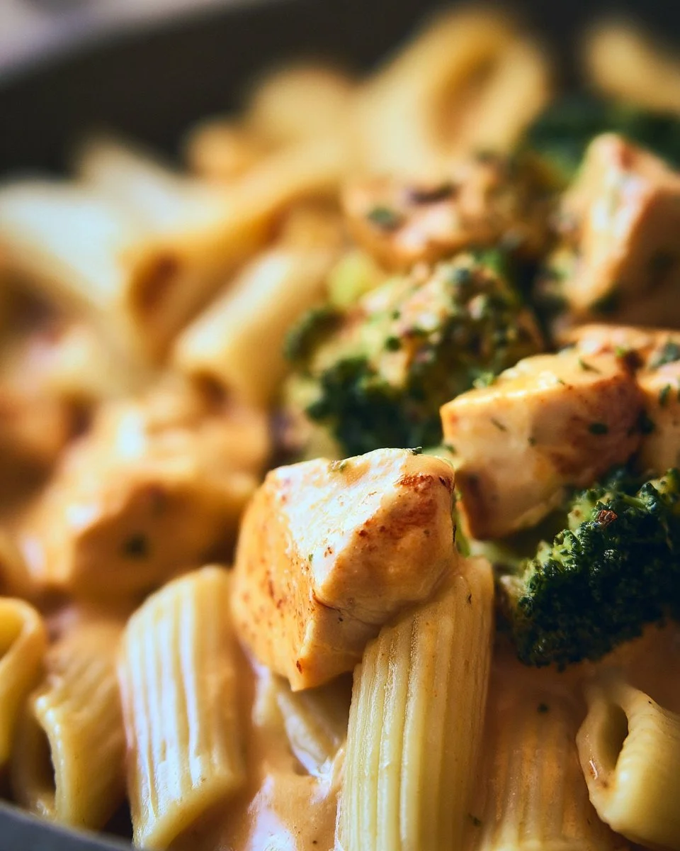 Hähnchen Gemüse Pasta, schnell zu kochen in 20 Minuten, leckeres Rezept