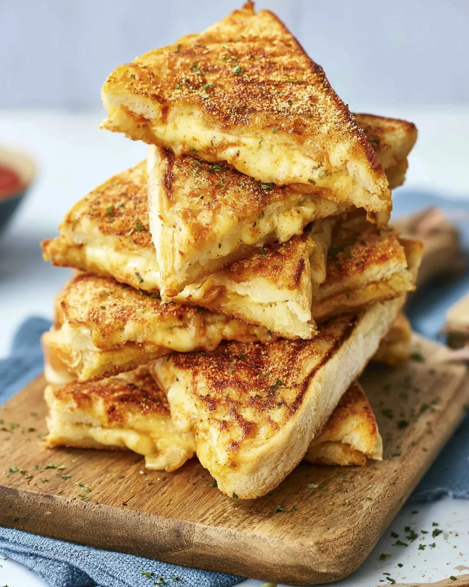 Leckeres Bolognese Toast auf einem Teller serviert