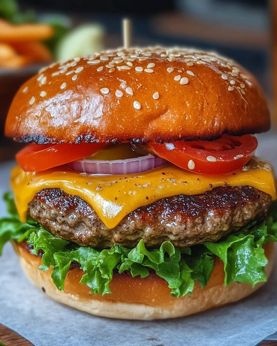 Burger aus der Heißluftfritteuse