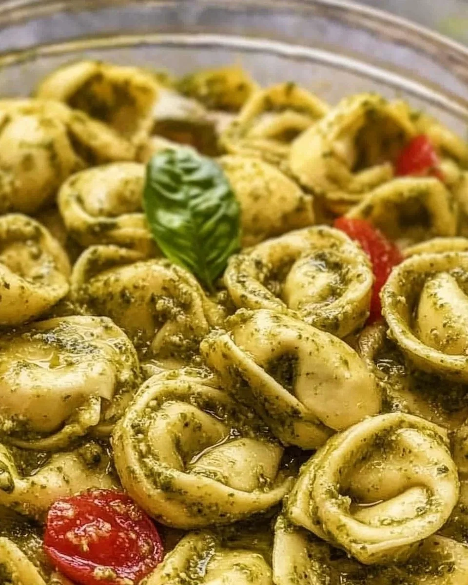 Einfacher Tortellinisalat Pesto