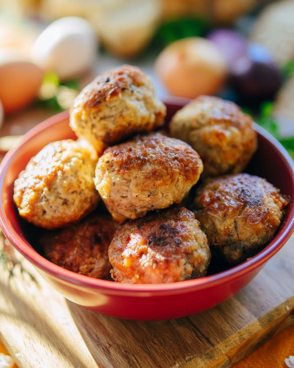 Fleischbällchen aus der Heißluftfritteuse
