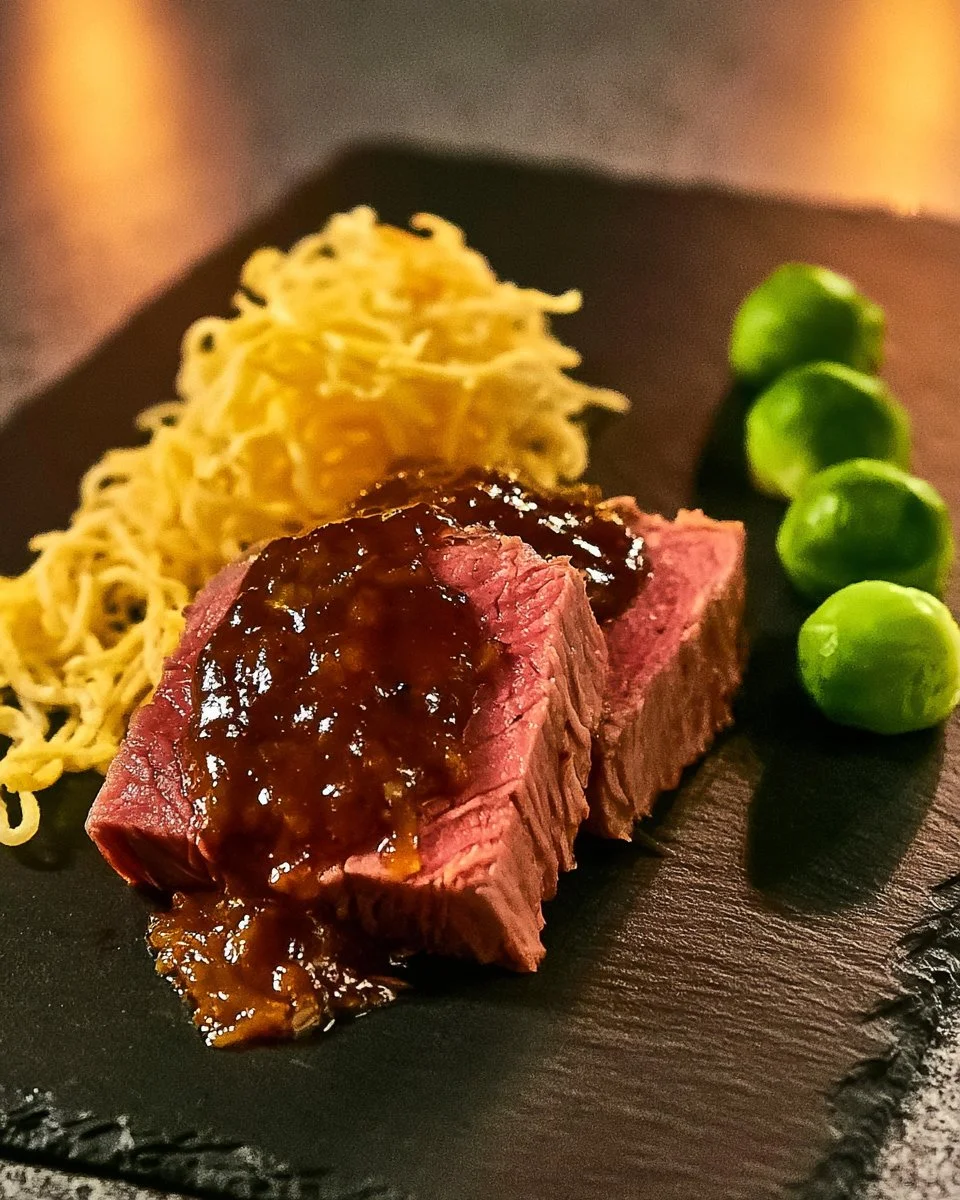 Ganzes Rinderfilet sous vide zubereitet für zartesten Genuss.