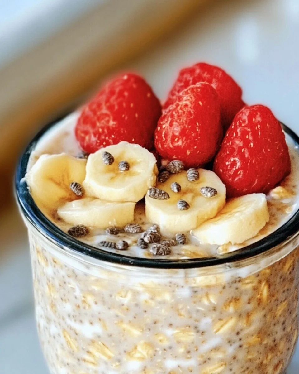 Hochprotein Overnight Oats