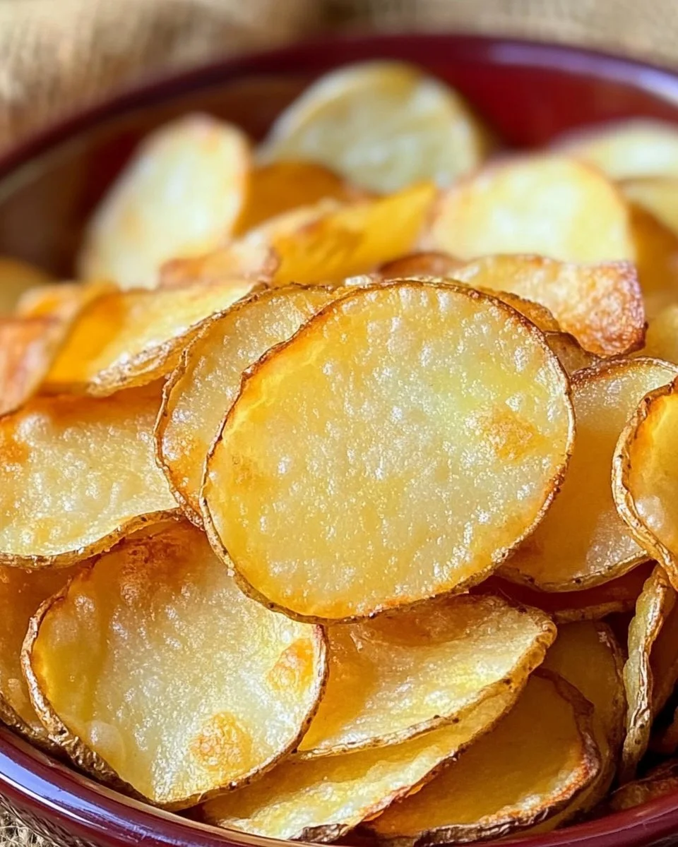 Kartoffelchips aus der Heißluftfritteuse