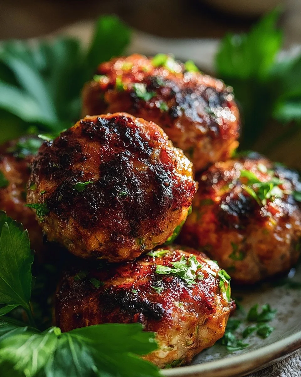 Leckere Frikadellen aus der Heißluftfritteuse, einfach zubereitet.