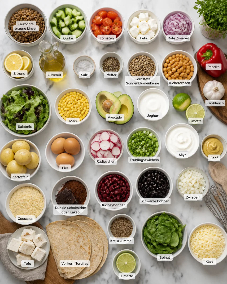Leckere protein rezepte vegetarisch: 20 gesunde Ideen fürs Kochen
