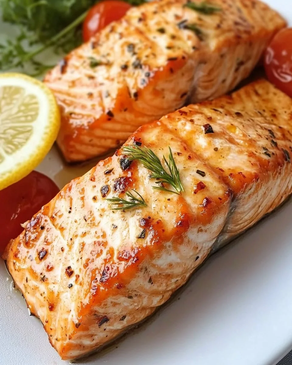 Marinated Salmon from the Air Fryer