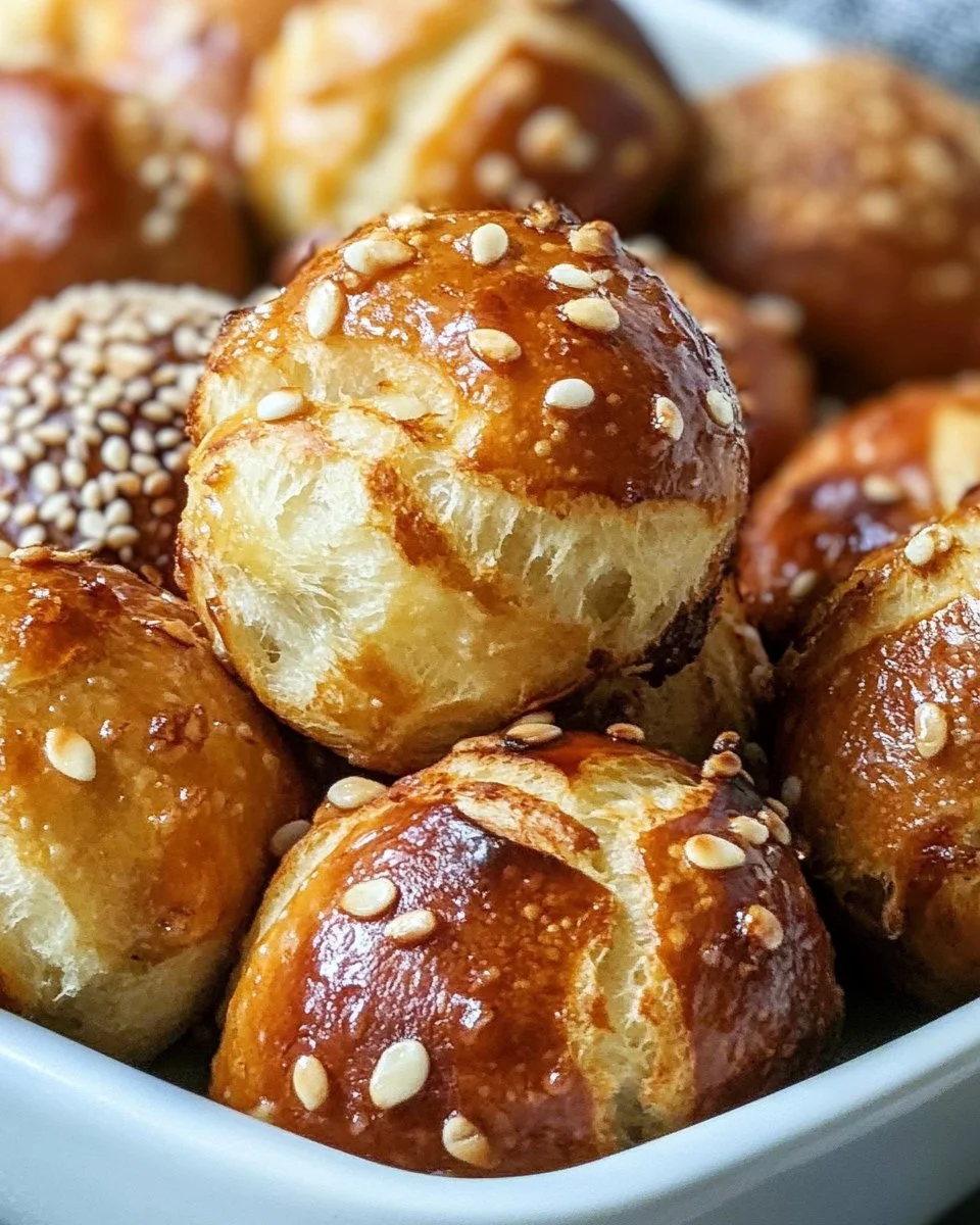 Mini Brezelbissen aus der Heißluftfritteuse