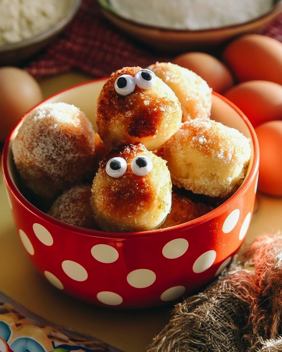 Quarkbällchen aus der Heißluftfritteuse