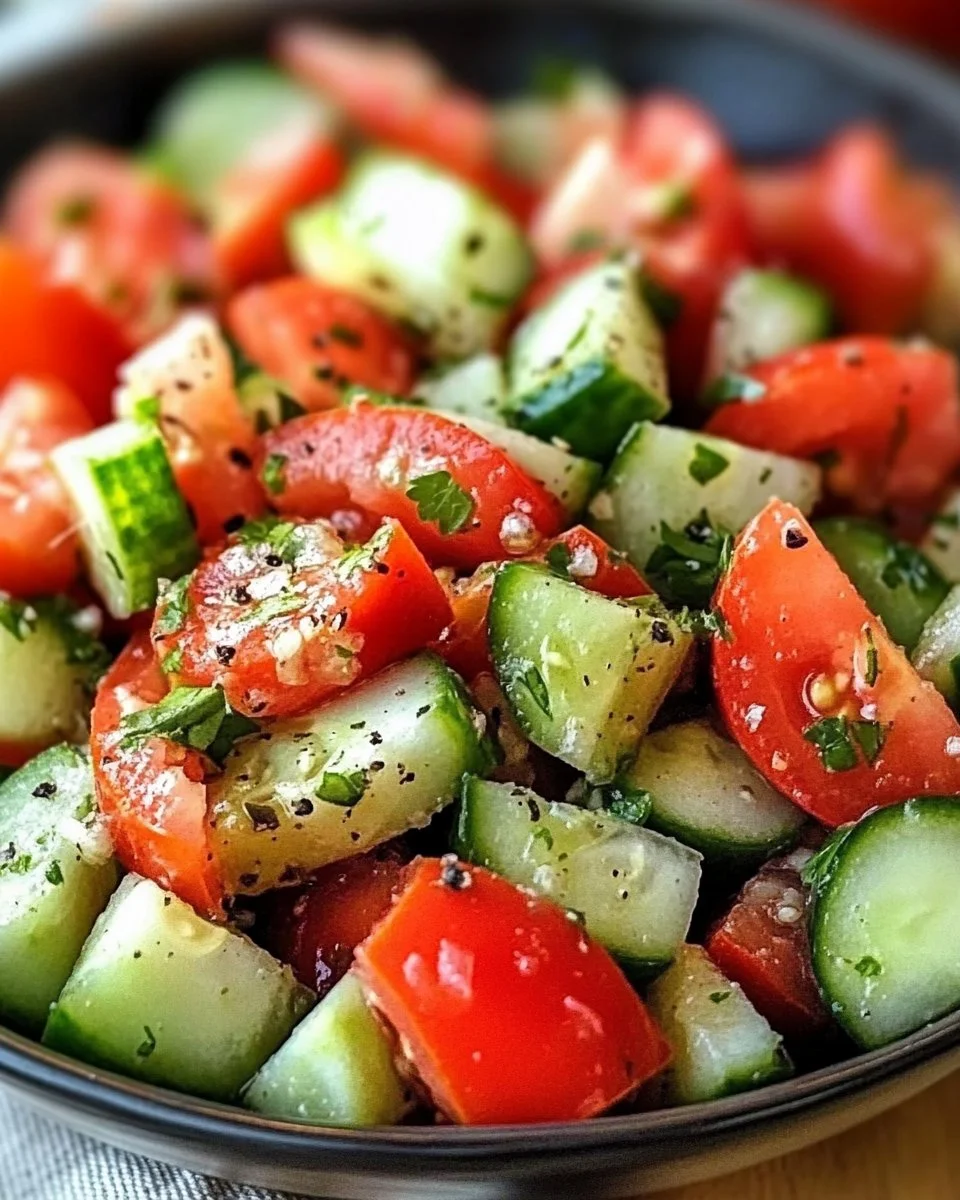 Tomaten Gurken Salat