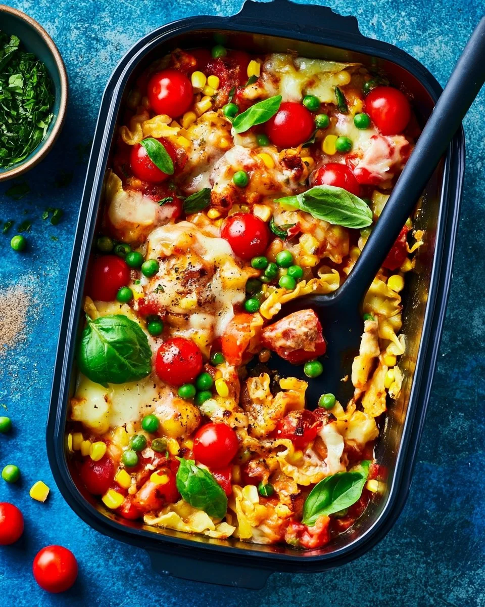 Schneller und einfacher Tortellini Auflauf im Ofen gebacken