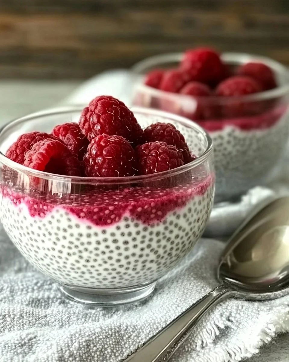 Vanille-Himbeer-Chiapudding
