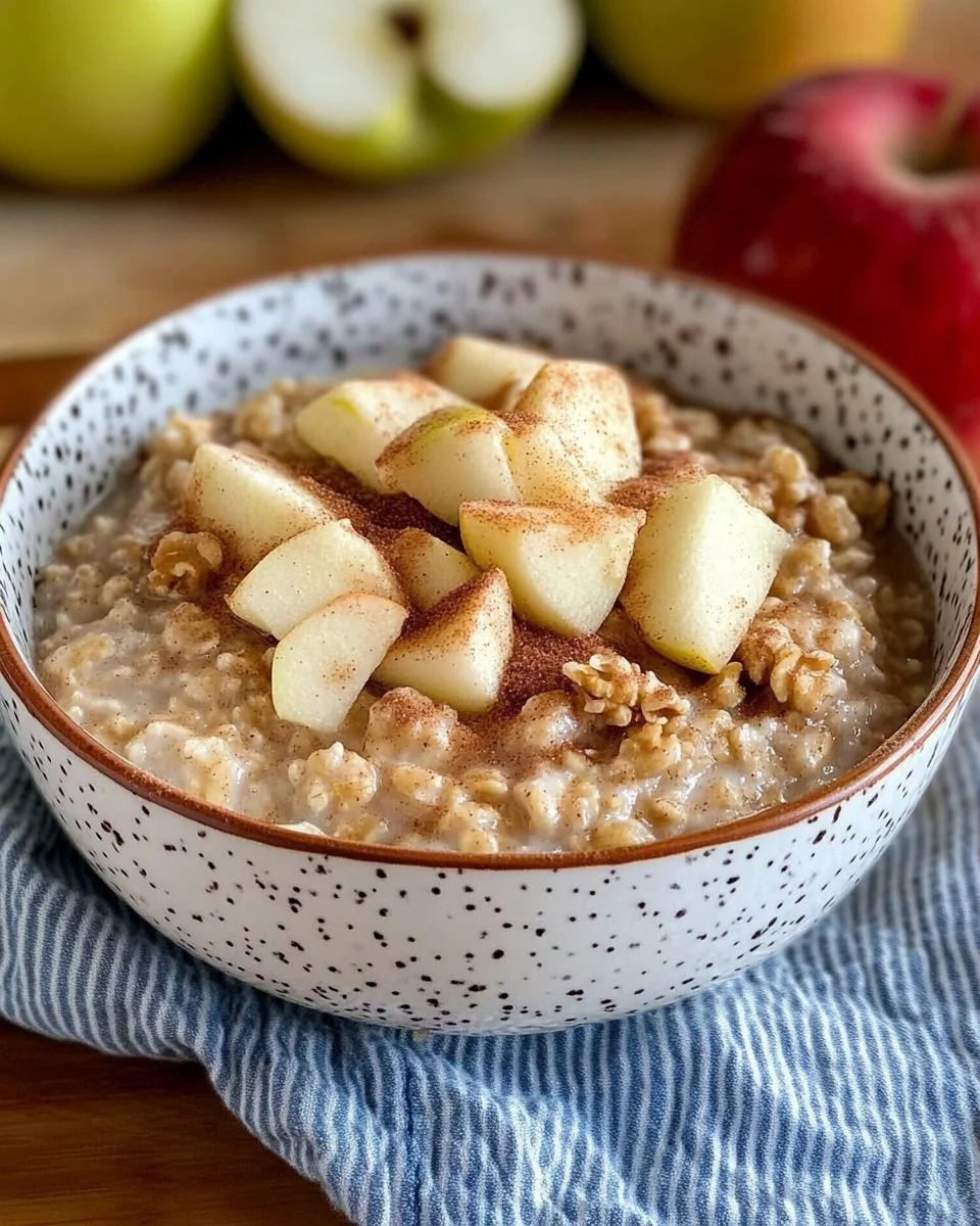 Apfel-Zimt-Porridge