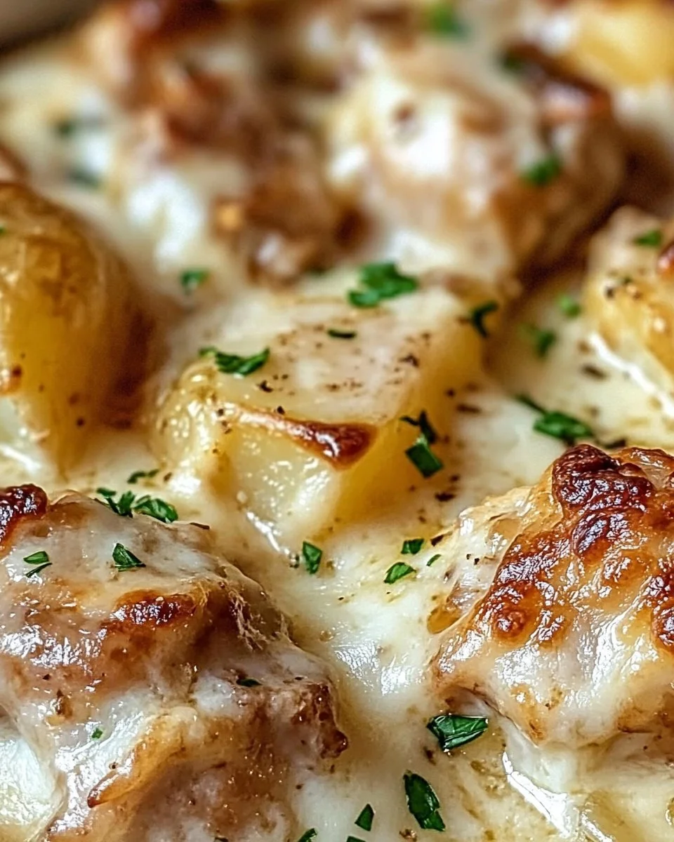 Knoblauch Parmesan Crockpot Hähnchen und Kartoffeln: Ein unglaubliches ultimatives Rezept