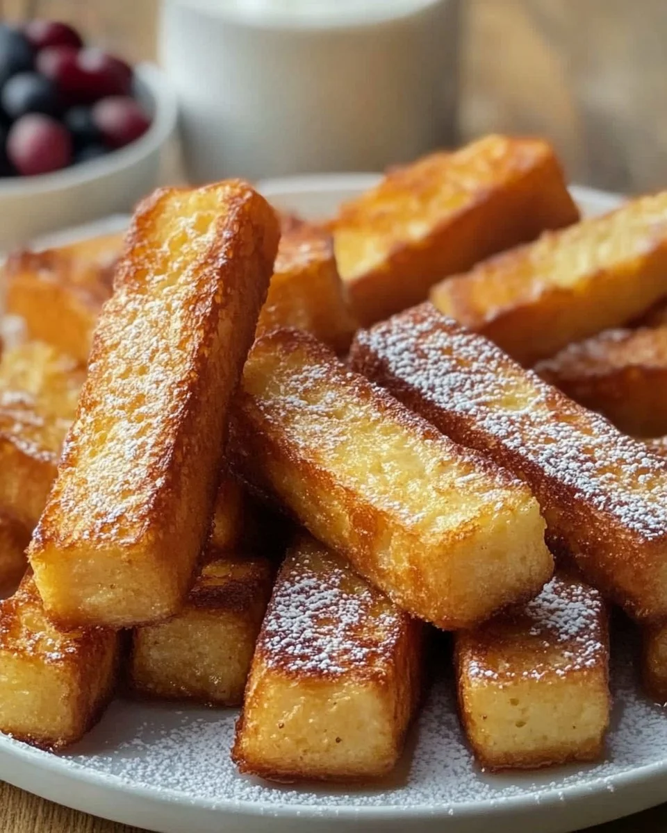 Knusprige French Toast Sticks aus dem Airfryer